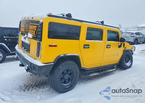 2003 Hummer H2 из США, поврежденный, VIN 5GRGN23U63H132050